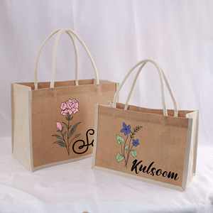 Bolsa de Yute de Primera Calidad con Asas de Algodón Suave y Base Reforzada - Product Image 1