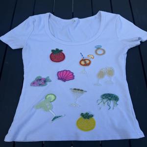 Top Corto Étnico de Primera Calidad NOVA STAR CRAFT para Mujer, Bordado a Mano con Cuentas, con Color y Diseño Personalizables - Product Image 2