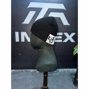 Unisex <b>Acrylic</b> Beanie With Embroidery <b>Letter</b> Pattern Street Style Winter Hat 56-58CM - Product Image 2