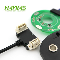 Navitas OEM Chargeur magnétique avec connecteur Pogo 6 broches, carte PCB isolée en PVC