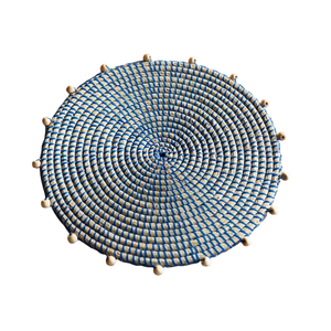 Basic Seagrass <b>Table</b> <b>Mats</b> <b>Round</b> Woven Straw Placemats Natural Wicker Chargers for Essential <b>Table</b> Protection - Product Image 1