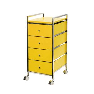 Chariot de rangement mobile moderne à 4 niveaux pour la maison et le bureau pour la salle de bain, la cuisine et le salon - Product Image 4