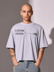 Camisetas Personalizadas 100% Algodón para Hombre, de Alta Calidad, Hombros Caídos, Cuello Redondo, Nuevas, para Entrenamiento, de Peso Pesado, Fabricantes B2B - Product Image 5