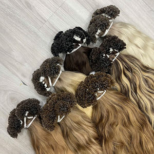 GRAN OFERTA Extensiones de Cabello Humano Vietnamita 100% con Punta en U, Ondulado, con Queratina, Doble Trama, Sin Caída, Sin Enredos, Alta Calidad, Precio de Fábrica - Product Image 1