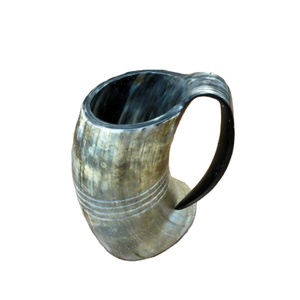 Tasse en corne Design Tasse en corne exceptionnelle Tasse en corne DesignTasse en corne Chope avec logo gravé personnalisé - Product Image 3