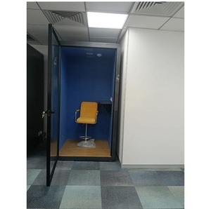 Cabina de Oficina Privada Personalizada en Oferta con Diseño de Pared de Vidrio, Cabina Acústica para Trabajo Remoto y Reuniones de Negocios - Product Image 3