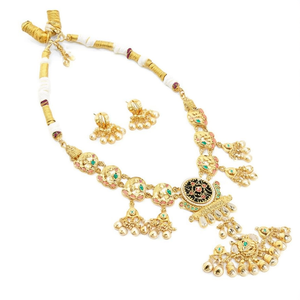 Conjunto de Collar de Piedras y Perlas Heritage Pota 10575494PGR, Joyería Elegante para Mujer - Product Image 2