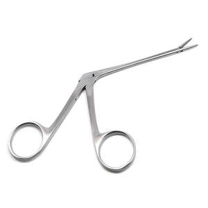 Micro-pinces auriculaires sur mesure en acier inoxydable, légères, manuelles, stérilisables à haute température, certifiées CE, OEM, pour chirurgie ORL - Product Image 1