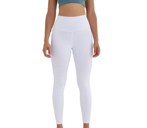 Leggings de sport et de yoga pour femmes, personnalisables, de haute qualité, extensibles dans les quatre sens, sublimation, solides, résistants aux plis, taille haute, séchage rapide - Product Image 1