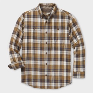Men's Knitted <b>Flannel</b> Shirt Classic Long Sleeve Button-Up Breathable Eco-Friendly Quick Dry Casual Outdoor Wear Durable <b>Top</b> - Product Image 4