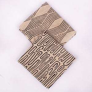 Craftjaipur High Quality Skin-Friendly Multifunctional Hand Block Print Geometric Pattern Cotton Bandana <b>Square</b> <b>Scarf</b> Casual - Product Image 5