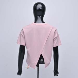 เสื้อยืดผู้หญิงพรีเมียมรักษ์โลก ผ้าฝ้ายปักเลื่อมลายเชนีล งานปักลายพิเศษ พิมพ์ลาย ตัดเย็บด้านหลัง แขนสั้น คอกลม - Product Image 5