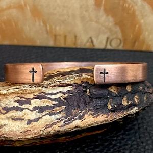 Copper Alloy Cuff <b>Bracelet</b> Antique Copper Plated Vintage Style Unisex Adjustable Wrist Jewelry men and women wrist <b>healing</b> wear - Product Image 2