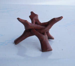 Support trépied en bois en forme de tête de cobra pour coquilles d'ormeaux, géodes et bols de fumigation, fait main, écologique, anti-odeur - Product Image 4