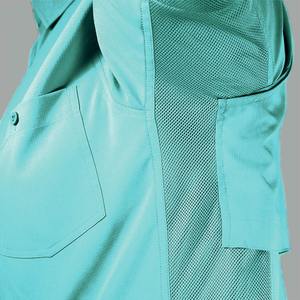 เสื้อพูลโอเวอร์สีน้ำเงินสำหรับผู้ชาย ผ้าโพลีเอสเตอร์ 100% ป้องกันรังสียูวี 50 ระบายอากาศได้ดี น้ำหนัก 140 กรัม - Product Image 5