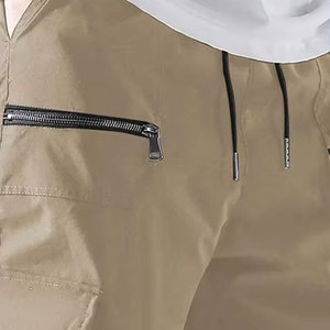 Pantalon cargo jogger pour homme, taille élastique, style utilitaire, sport et décontracté, coupe ample tendance, streetwear, pour la mode moderne - Product Image 5
