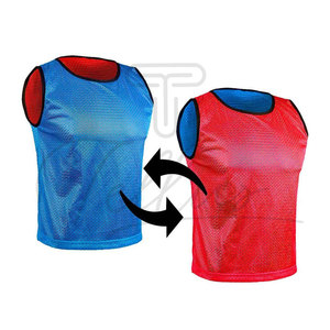 Gilet d'entraînement de football réversible et respirant personnalisé, chasubles de football, gilets d'entraînement sportifs en maille pas chers, vêtements de football - Product Image 3