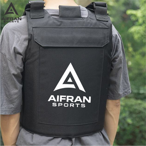 Chaleco Deportivo Ligero Personalizado Aifran para Entrenamiento al Aire Libre, Portaplacas Ajustable con Bolsillos para Insertos - Product Image 3