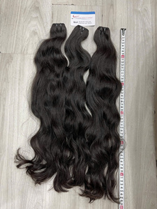 Cheveux humains vietnamiens 100% naturels, double épaisseur, ondulés, trames intactes, cuticules intactes, compatibles décoloration et teinture, grande disponibilité - Product Image 5