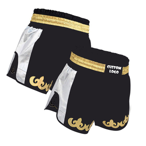 Pantalones Cortos de Muay Thai Sublimados, Transpirables, para Boxeo, de Secado Rápido, para Gimnasio, Entrenamiento, Ligeros - Product Image 4
