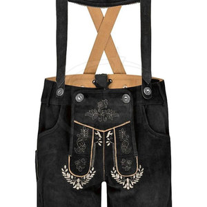 Pantalones Cortos de Lederhosen Duraderos para Hombre, Diseño Casual Sólido, Cierre con Botones, Tela Interior Suave y Ecológica, Ideales para Fiestas y Festivales - Product Image 5