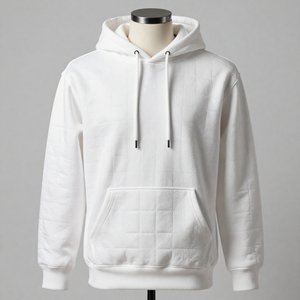 เสื้อฮู้ดดี้พิมพ์ลายพัฟ 500 GSM ผ้าฝ้ายฟลีซหนานุ่ม พร้อมบริการปรับแต่งแบบ OEM ODM - Product Image 2