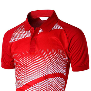 Polo pour hommes décontracté à sublimation, personnalisable avec logo, en coton, motif uni, respirant, idéal pour la vente en gros - Nouveauté très demandée - Product Image 3