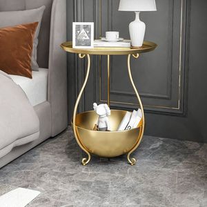 Modern Accent Metal <b>Side</b> <b>Table</b> For <b>Sofa</b> <b>Side</b> Bedroom Nightstand And Home Decor Furniture Placement - Product Image 6