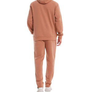 Unisex Casual Tracksuit Set Solid Color Full <b>Zip</b> <b>Hooded</b> Sweatshirt With Side Pockets Polyester Joggers Autumn Wear - Product Image 5