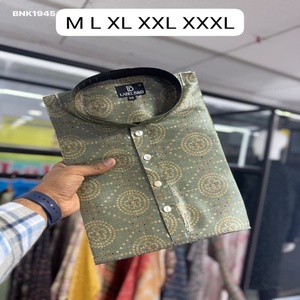 Kurta de Seda Suave de Alta Calidad con Estampado Digital, Colección de Pijamas de Algodón, Proveedor y Exportador Mundial - Product Image 1