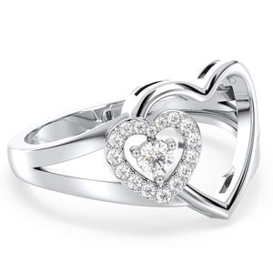 Anillos de compromiso REYES de plata de ley 925 de alta calidad con moissanita para mujer, diseño original, regalo de aniversario, joyería fina - Product Image 3