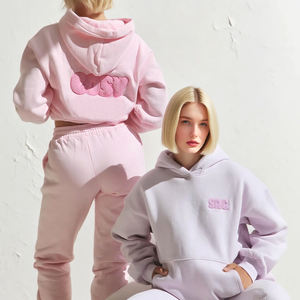 Sudadera con capucha y cremallera para hombre y mujer, 300 GSM 450 GSM, suave, de manga larga, para deportes, descanso, exterior, cálida, informal - Product Image 1