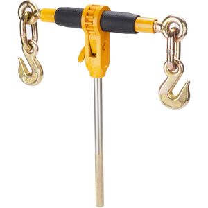Tendicatena a cricchetto per carichi pesanti 3/8'-1/2' con ganci G80, limite di carico sicuro 12000 libbre, accessori per carrelli manuali salva-lavoro e antiscivolo - Product Image 6