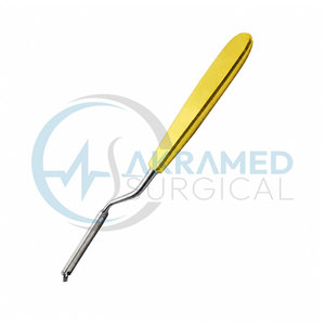 Couteau à baïonnette pivotant Ballenger Premium 19 cm en acier inoxydable avec manche doré, certifié CE, instrument chirurgical pour rhinoplastie ORL - Product Image 4