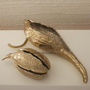 Modern Gold Plated Abstract <b>Face</b> Sculpture Handmade Artistic Decor Tabletop Display Irregular Shape Living Room Accent - Product Image 5