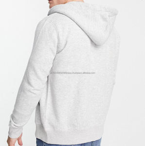Sweat à capuche zippé 100% coton pour hommes personnalisé Sweat à capuche vierge en polaire éponge française de haute qualité Sweats à capuche lourds pour hommes - Product Image 2