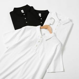 Polos Oversize Nuevo Estilo con Botones, Camiseta Polo de Algodón con Logotipo Personalizado - Product Image 2