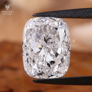SHREERAJ SOLITAIRE Diamant de laboratoire CVD certifié IGI, taille coussin longue, 3,00 carats, couleur F, clarté VVS2, pour fiançailles - Product Image 2