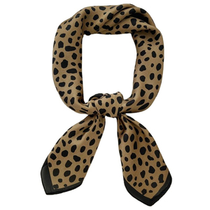Custom Print Bandana Scarf Polyester Material Polka Dot Women's Vintage Style Multi-Functional Wholesale Bandana - Product Image 3