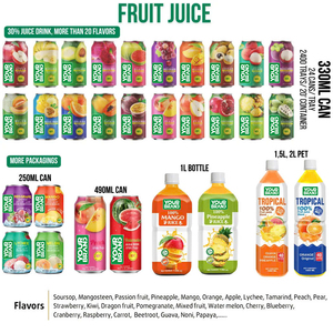 Wholesale 490ml Your Brand passion fruit with Fruit Pulp Private Label Manufacturer <b>Soft</b> <b>Drink</b> OEM Production Free Samples - Product Image 5