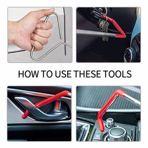 18pcs Nylon Car <b>Tools</b> <b>Kit</b> 4 Long Reach Grabbers 2 Air <b>Bag</b> Pumps 4 Trim Removal <b>Tools</b> 4 Fastener Nuts 2 Wrenches Injury-Free We - Product Image 5