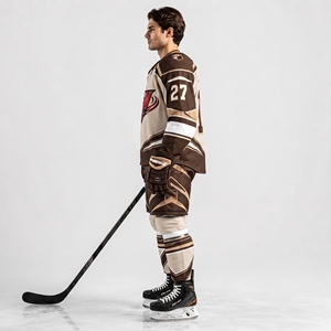 Uniforme de hockey sobre hielo de alto rendimiento diseñado con materiales que absorben la humedad, ajuste flexible y calidad duradera para cada temporada. - Product Image 3