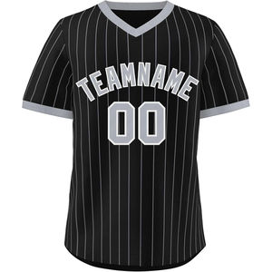 Camiseta de béisbol transpirable de talla grande con botones, ajuste personalizado, malla, estilo profesional, letras de sarga termotransferidas - Product Image 1