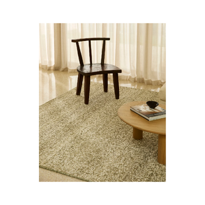 Tapis d'intérieur de luxe en laine de Nouvelle-Zélande tissé à la main, style bouclé, texture unie, fournisseur en gros - Product Image 3