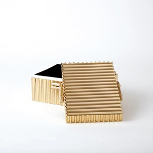 Luxury Metal Mirror Finished Gold Storage <b>Box</b> For Jewellery Makeup Organizer Rings Earrings And Cosmetics <b>Vanity</b> Table Storage - Product Image 2
