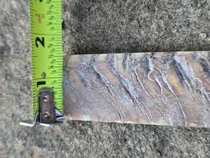 Placa de Cuerno de Oveja Natural Ecológica para Mango de Cuchillo, Pulida y Tallada con Diseño Animal - Product Image 6