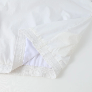 Veste coupe-vent blanche à demi-zip pour hommes Zeta Phi Beta, anorak d'extérieur, coupe-vent, imperméable, imprimé, fermeture éclair, coque rigide - Product Image 4