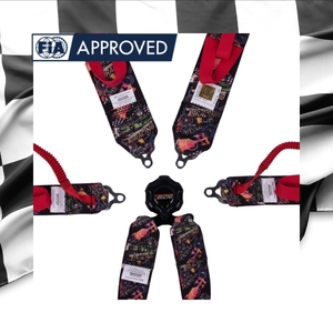 Motorsport Safety Harness TBRACING SPORT PLUS 5 FIA 8853 2016 6 <b>Point</b> OEM ODM Custom Logo Color Wholesale Supplier - Product Image 2