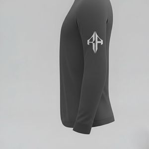 Camiseta de Manga Larga para Hombre, 100% Algodón, Calidad Premium 2026, Cuello Redondo, Estilo Holgado, Casual, Personalizable Bajo Demanda, RIVIAN ATLANTIC - Product Image 6