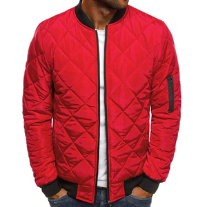 Wholesale <b>Men</b> Bomber <b>Jacket</b> Good Quality <b>Lightweight</b> Zipper Closer Customised Logo Printing Casual Wear OEM Supply - Product Image 2
